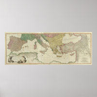 William Faden Mediterranean Map