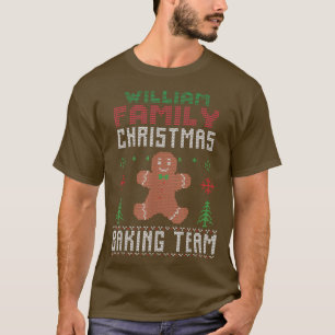 William Family Christmas Baking Team Matching T-Shirt