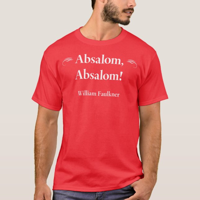 William Faulkner T-Shirt (Vorderseite)