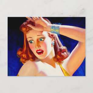 William Fulton Soare: Menace Puls Cover Postkarte