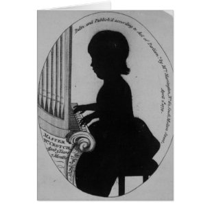 William-Gabelung, die das Organ spielt