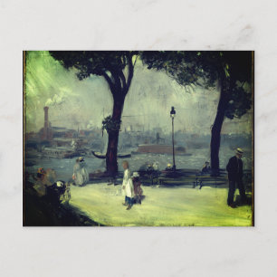 William Glackens - East River Park (c. 1902) Postkarte