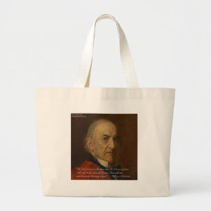 William Gladstone & Macht der Liebe Zitat Jumbo Stoffbeutel