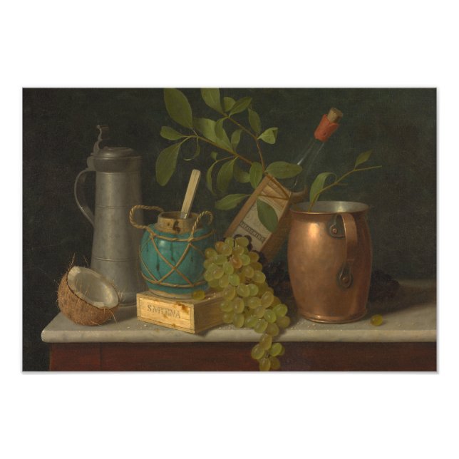 William Harnett - Just Dessert Fotodruck (Vorne)