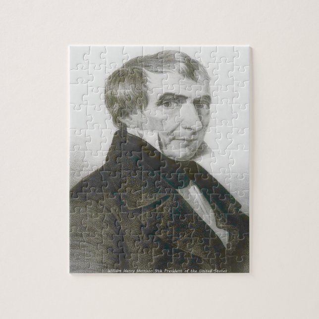 William Harrison 9. Präsident von Amerika. Puzzle (Vertikal)