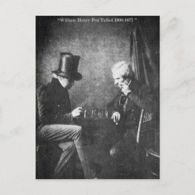 William Henry Fox Talbot Postkarte (Vorderseite)