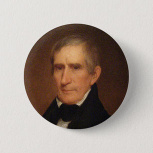 William Henry Harrison 9 Button
