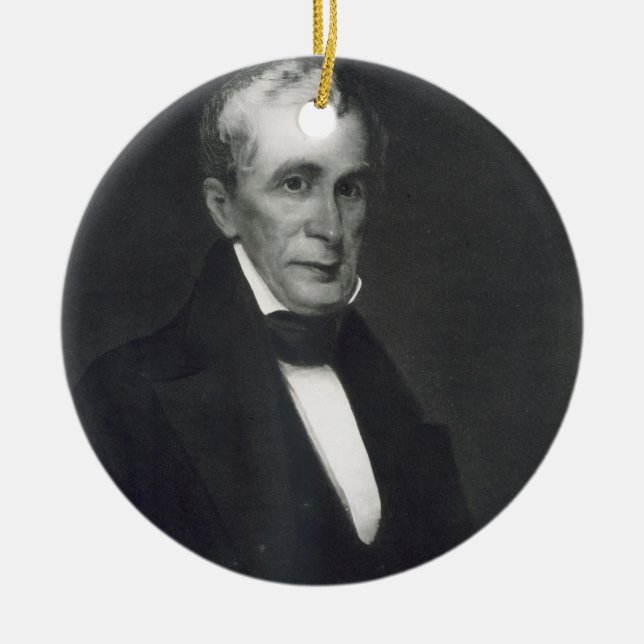 William Henry Harrison, 9. Präsident vereinigen Keramik Ornament (Vorne)