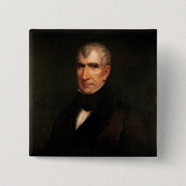 William Henry Harrison Button (Vorderseite)