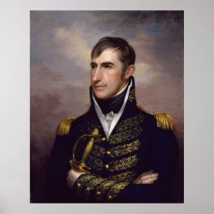 WILLIAM HENRY HARRISON Portrait von Rembrandt Peal Poster