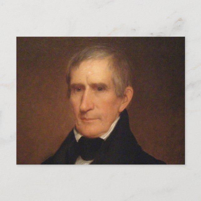 William Henry Harrison Postkarte (Vorderseite)