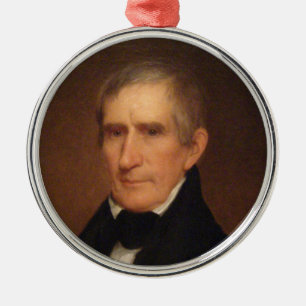 William Henry Harrison Silbernes Ornament