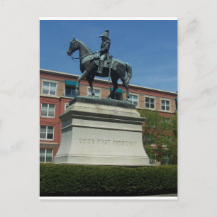 William Henry Harrison-Statue Postkarte
