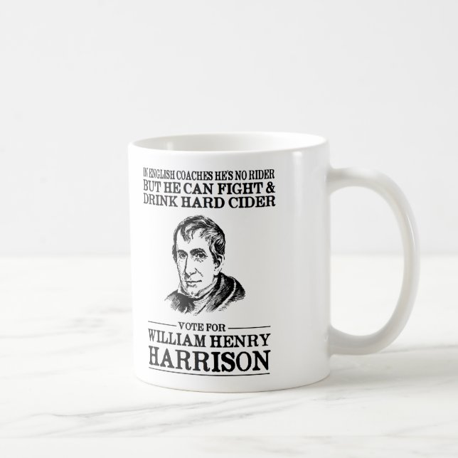 William Henry Harrison Tasse (Rechts)