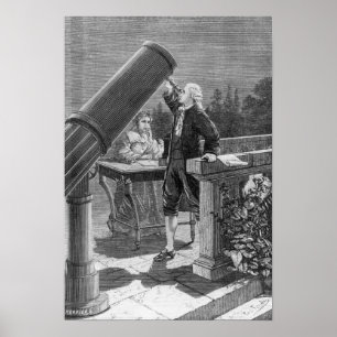 William Herschel entdeckt den Planeten Uranus Poster