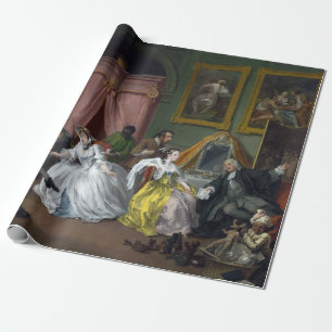 William Hogarth Ehe à-la-Mode The Countess's Geschenkpapier