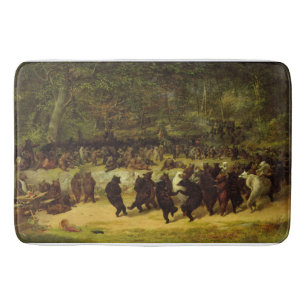 William Holbrook Bart - Der Bärentanz Badematte