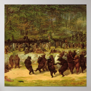 William Holbrook Bart - Der Bärentanz Poster