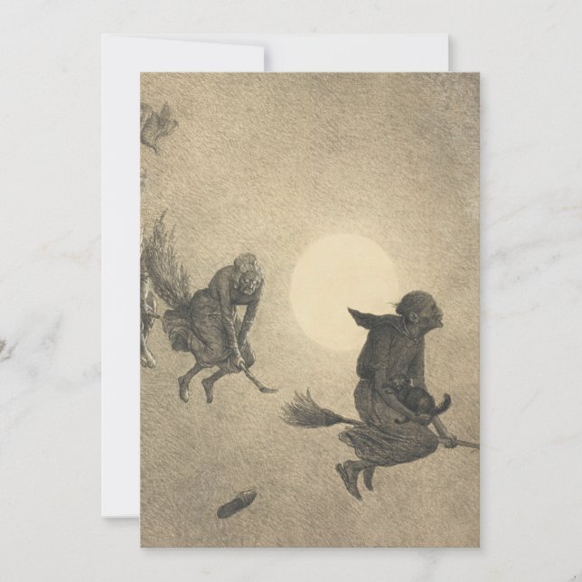 William Holbrook Bart The Hexe's Ride 1870 Einladung (Vorderseite)
