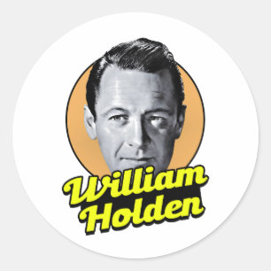 William Holden Klassiker Runder Aufkleber