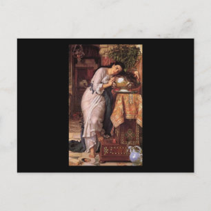 William Holman Hunt Isabella und der Basilikumtopf Postkarte