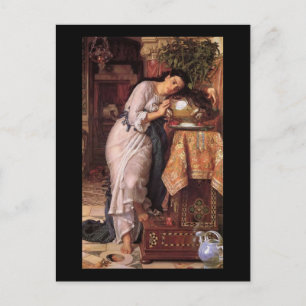 William Holman Hunt Isabella und der Basilikumtopf Postkarte