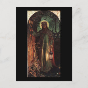 William Holman Hunt Licht der Welt Postkarte