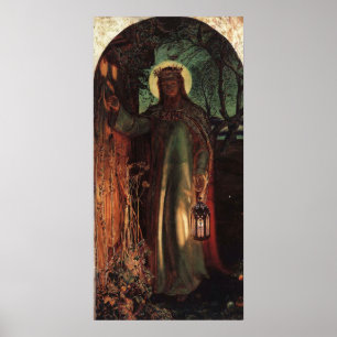 William Holman Hunt Light of the World Poster