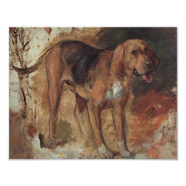 William Holman Hunt - Study of a Bloodhound Fotodruck (Vorne)