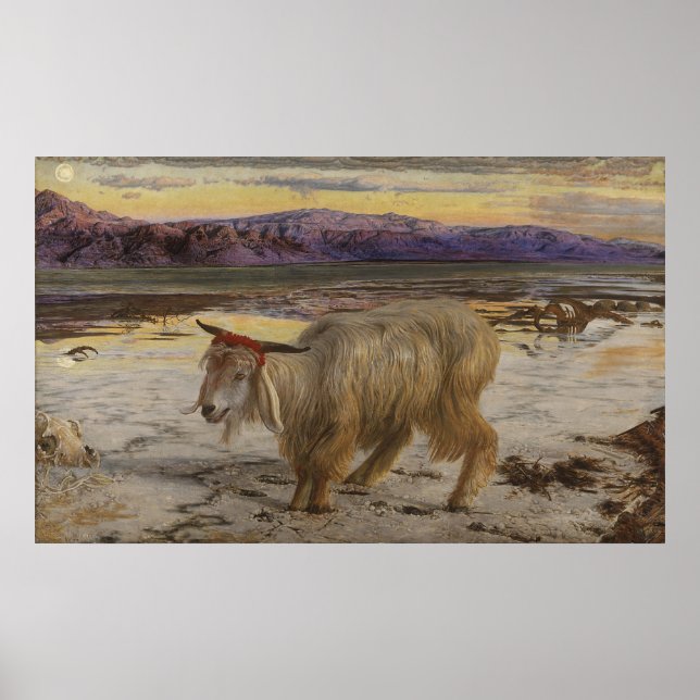 William Holman Hunt The Scapegoat Poster (Vorne)