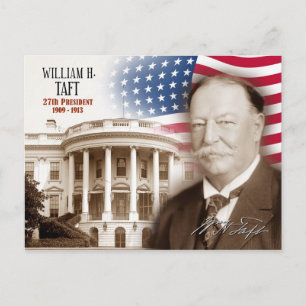 William Howard Taft - 27. Präsident der USA Postkarte