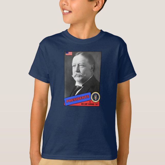 William Howard Taft Baseball Card T-Shirt (Vorderseite)