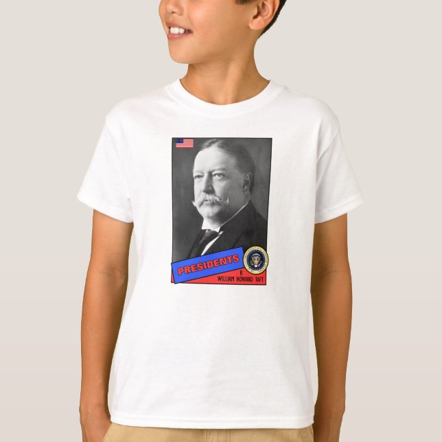 William Howard Taft Baseball Card T-Shirt (Vorderseite)