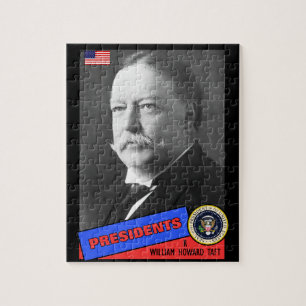 William Howard Taft Baseballkarte Puzzle