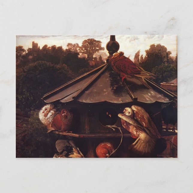 William Hunt - Festival von St. Sin, The Dovecote Postkarte (Vorderseite)