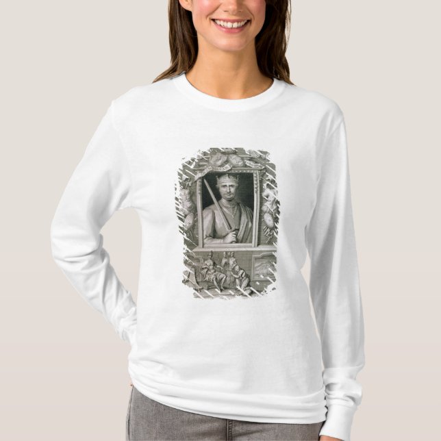 William I der Eroberer-(1027-87) König von England T-Shirt (Vorderseite)