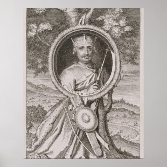 William II 'Rufus' (c.1056-1100) King of England Poster (Vorne)