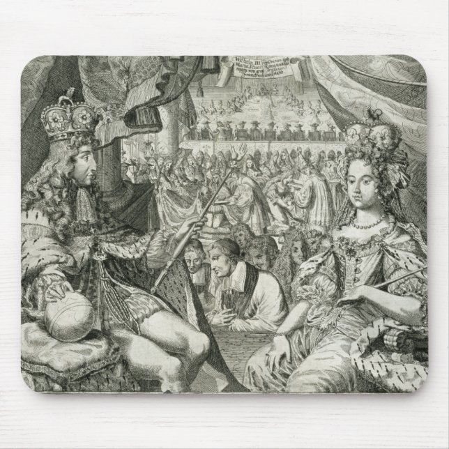 William III (1650-1702) und (1662-94) König Mousepad (Vorne)