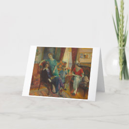 William James Glackens Dankeschön-Karte Dankeskarte