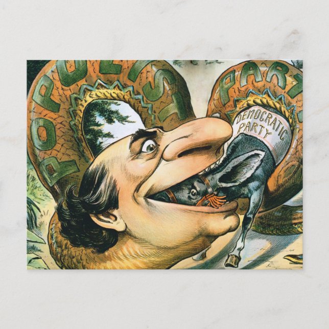 William Jennings Bryan the Snake Postkarte (Vorderseite)