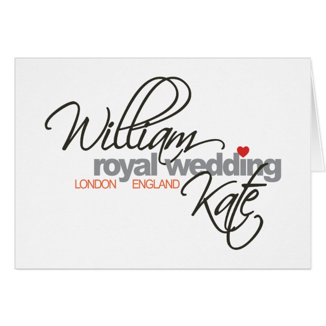 William & Kate Royal Wedding (Vorderseite (Horizontal))