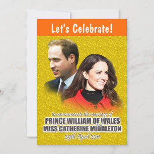 William & Kate Royal Wedding Einladungen