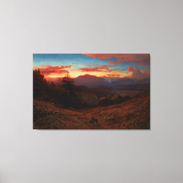 William Keith_Sunset on Mount Diablo Leinwanddruck