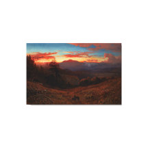 William Keith_Sunset on Mount Diablo