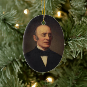 William Lloyd Garrison Keramik Ornament