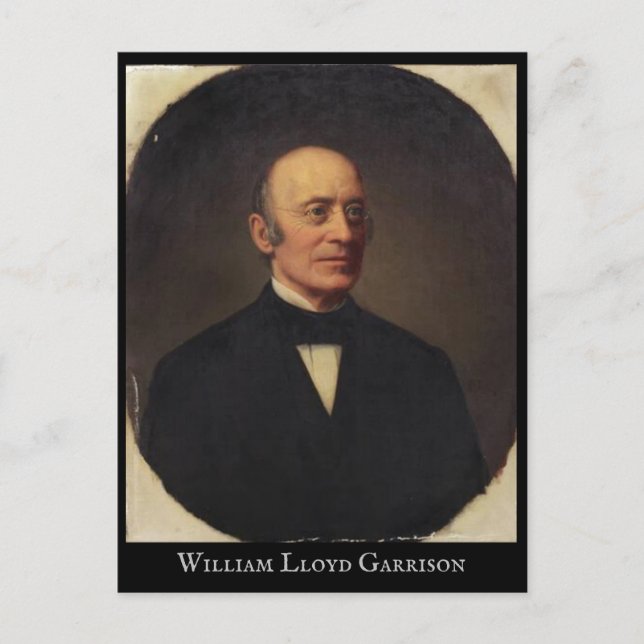 William Lloyd Garrison Postkarte (Vorderseite)