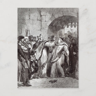 William Longchamp und Hugh de Pudsey Postkarte