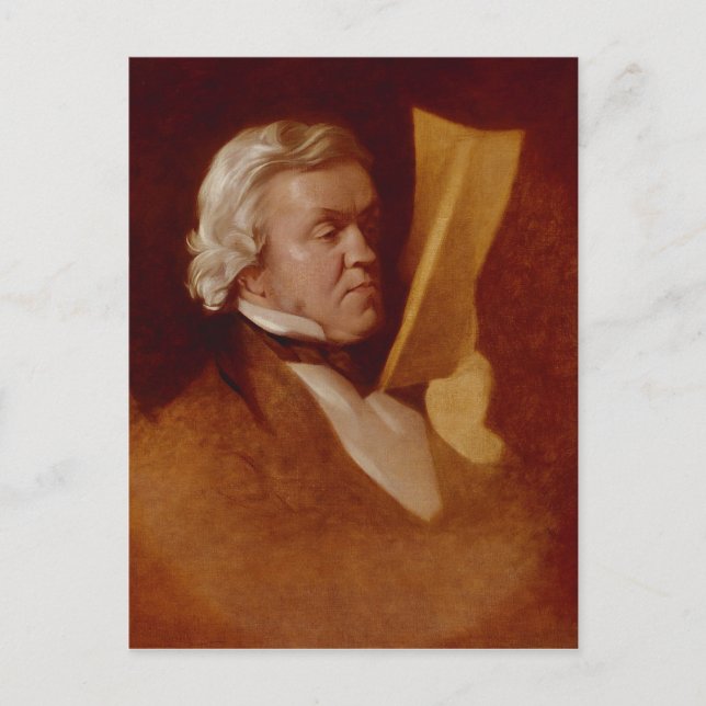 William Makepeace Thackeray, c.1864 Postkarte (Vorderseite)