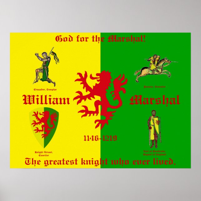 William Marshal Poster (Vorne)
