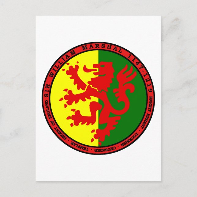 William Marshal Product Postkarte (Vorderseite)